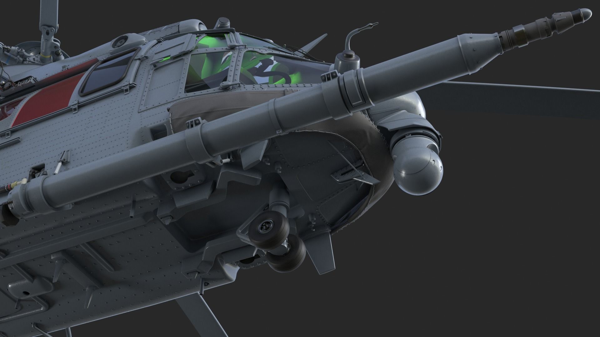 Eurocopter EC 725 Caracal 3ds max Vray 3D model_33