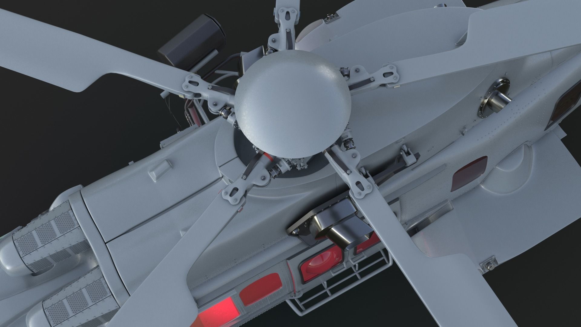 Eurocopter EC 725 Caracal 3ds max Vray 3D model_28
