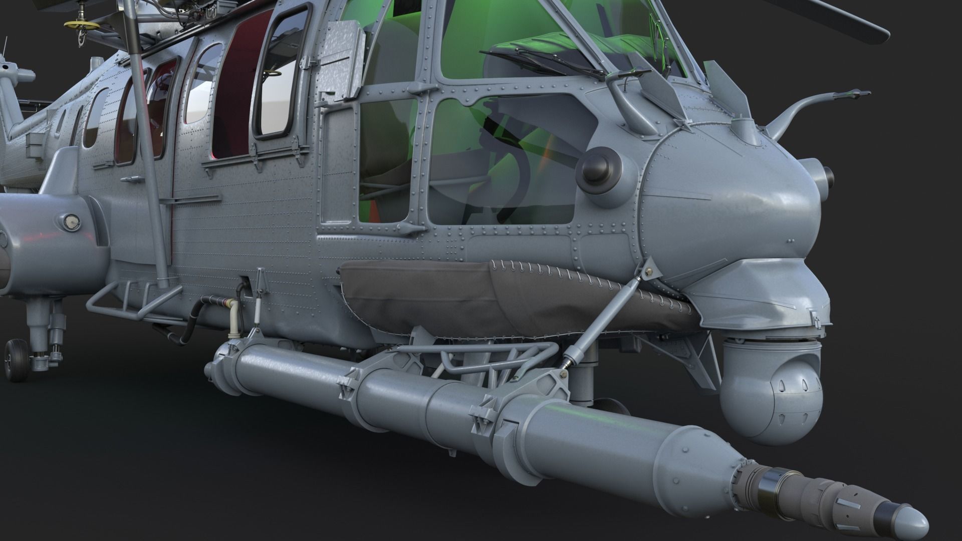 Eurocopter EC 725 Caracal 3ds max Vray 3D model_8