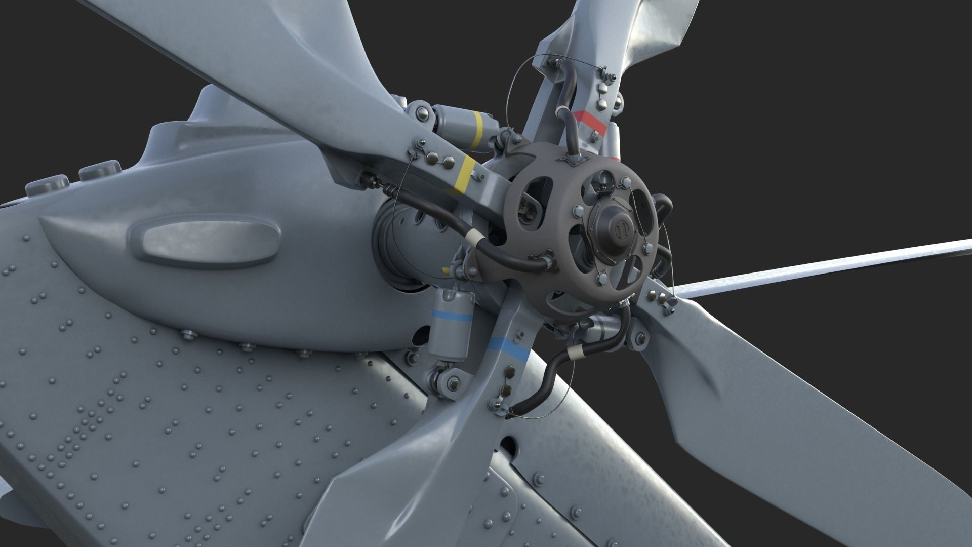 Eurocopter EC 725 Caracal 3ds max Vray 3D model_18