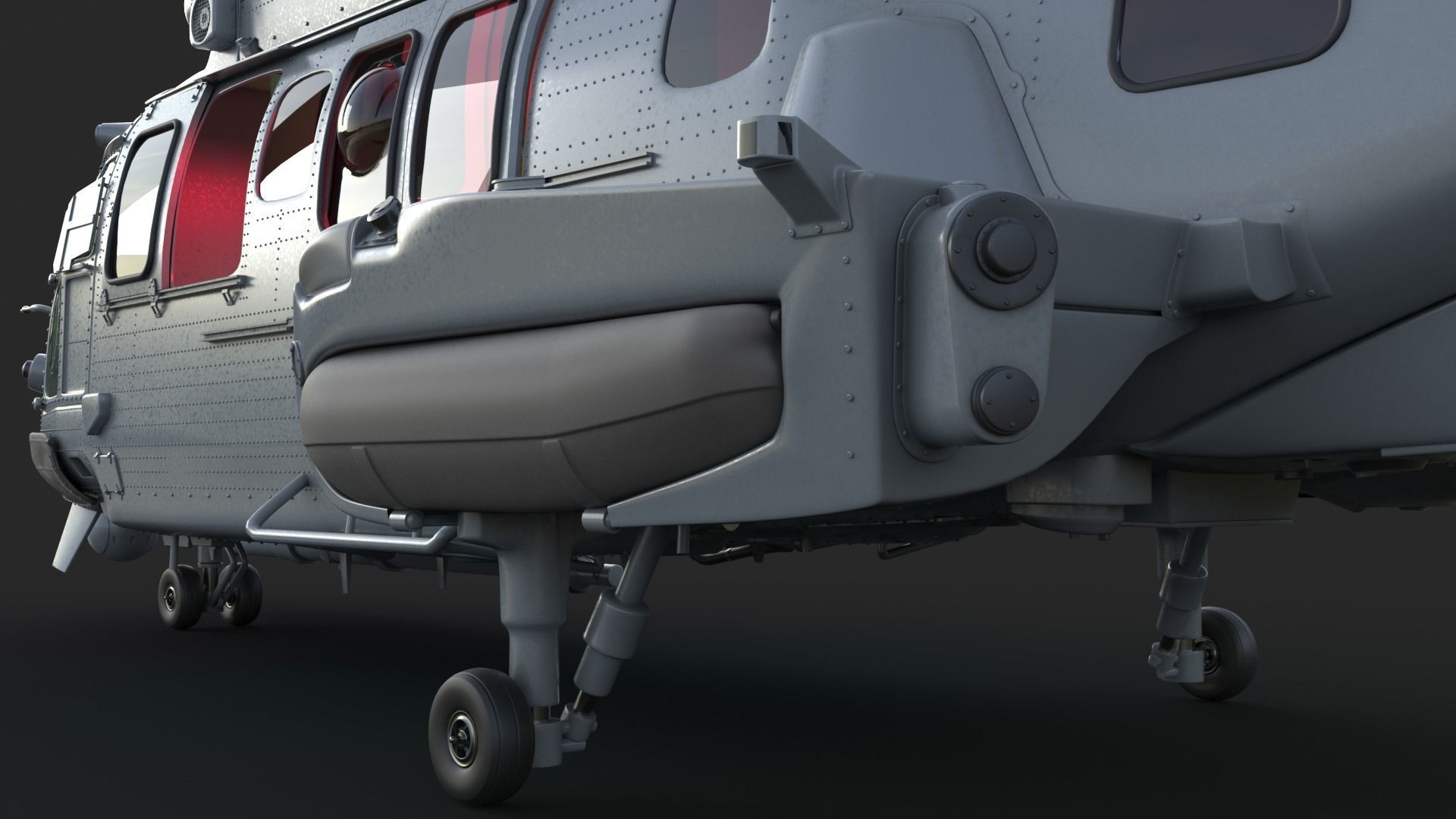 Eurocopter EC 725 Caracal 3ds max Vray 3D model_15