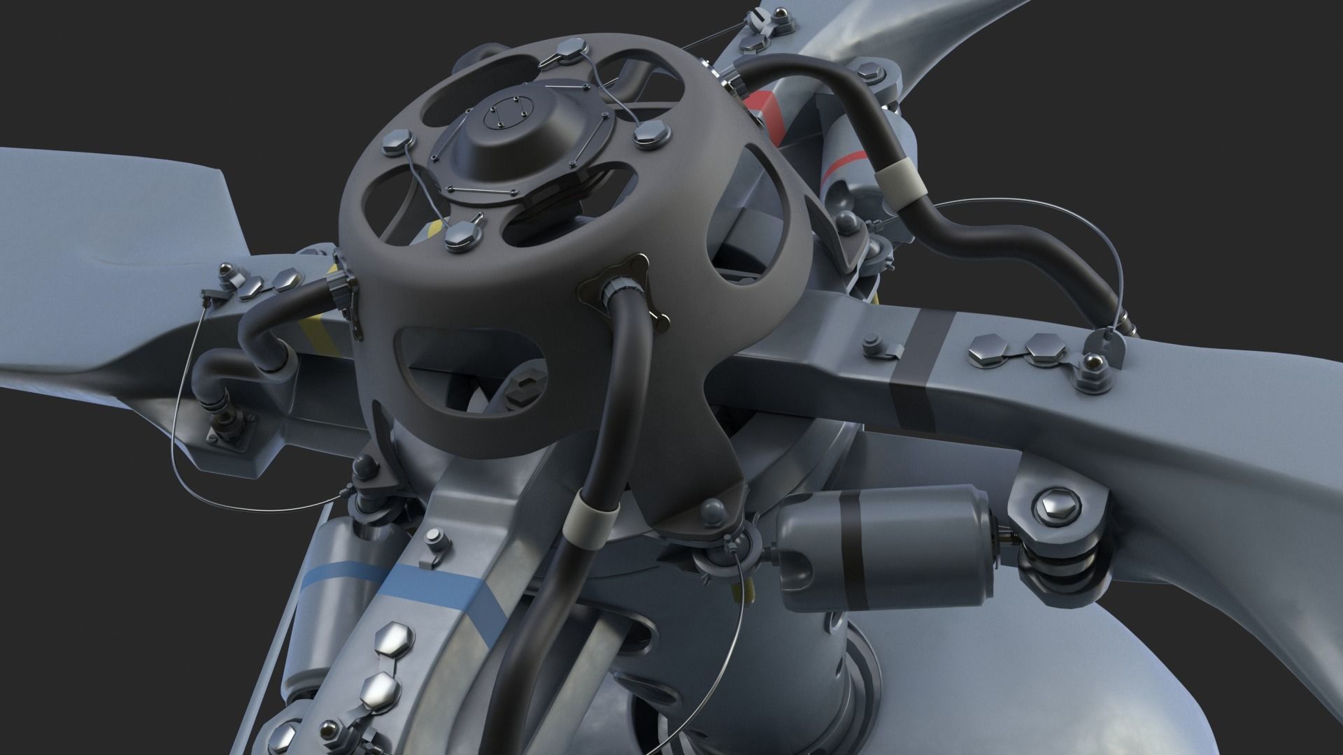 Eurocopter EC 725 Caracal 3ds max Vray 3D model_31
