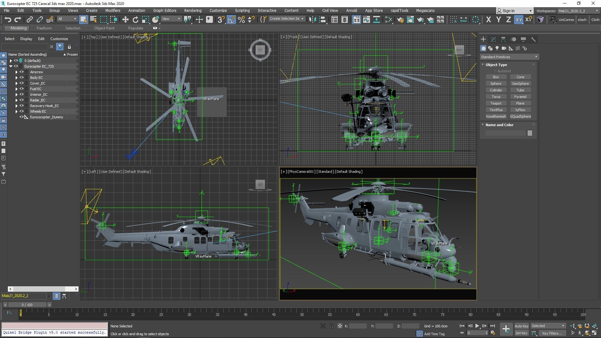 Eurocopter EC 725 Caracal 3ds max Vray 3D model_67