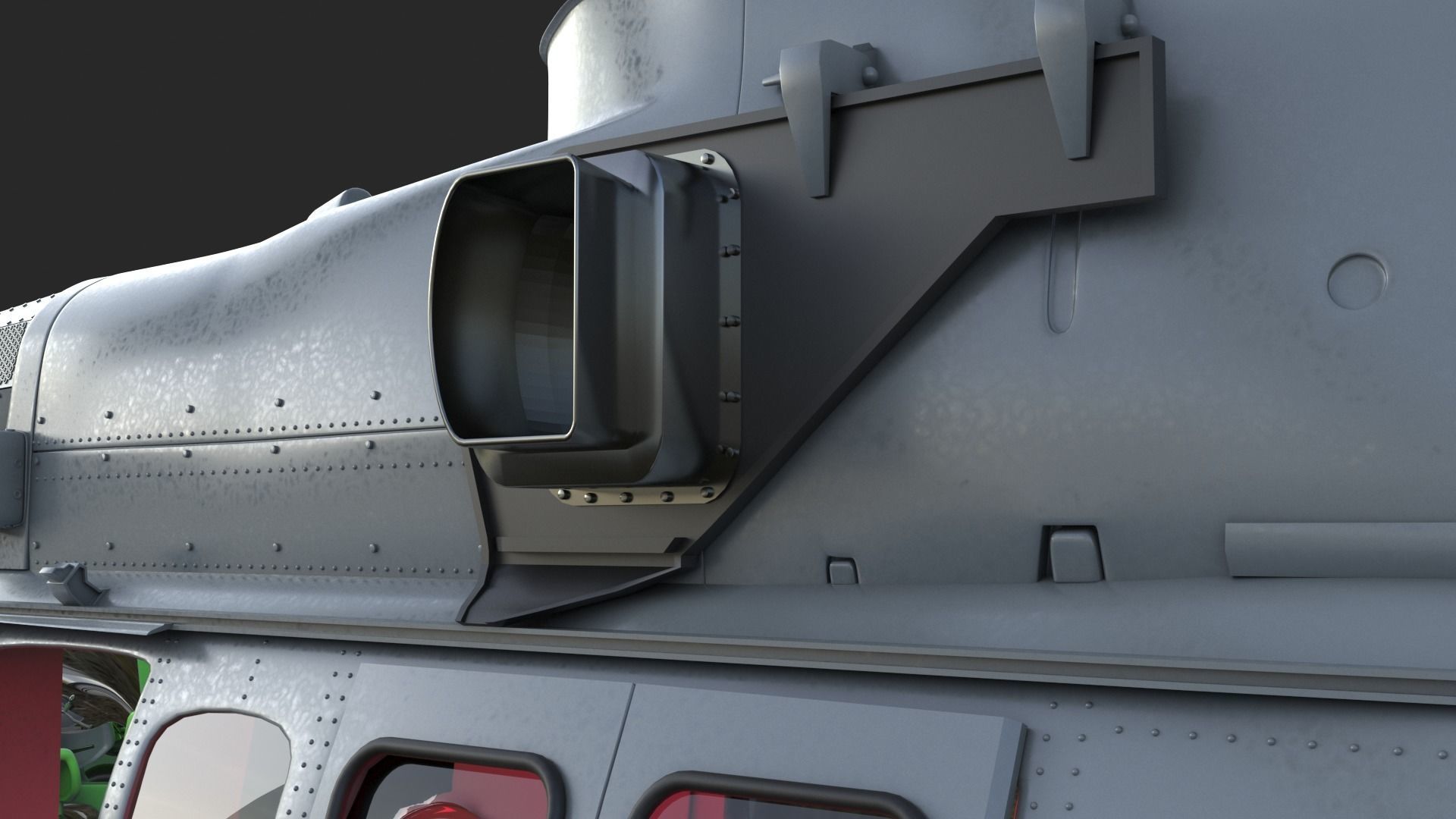 Eurocopter EC 725 Caracal 3ds max Vray 3D model_14