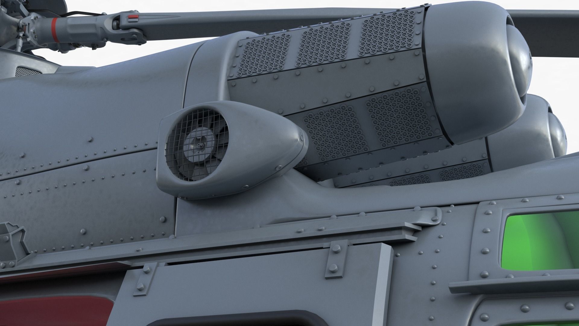 Eurocopter EC 725 Caracal 3ds max Vray 3D model_44