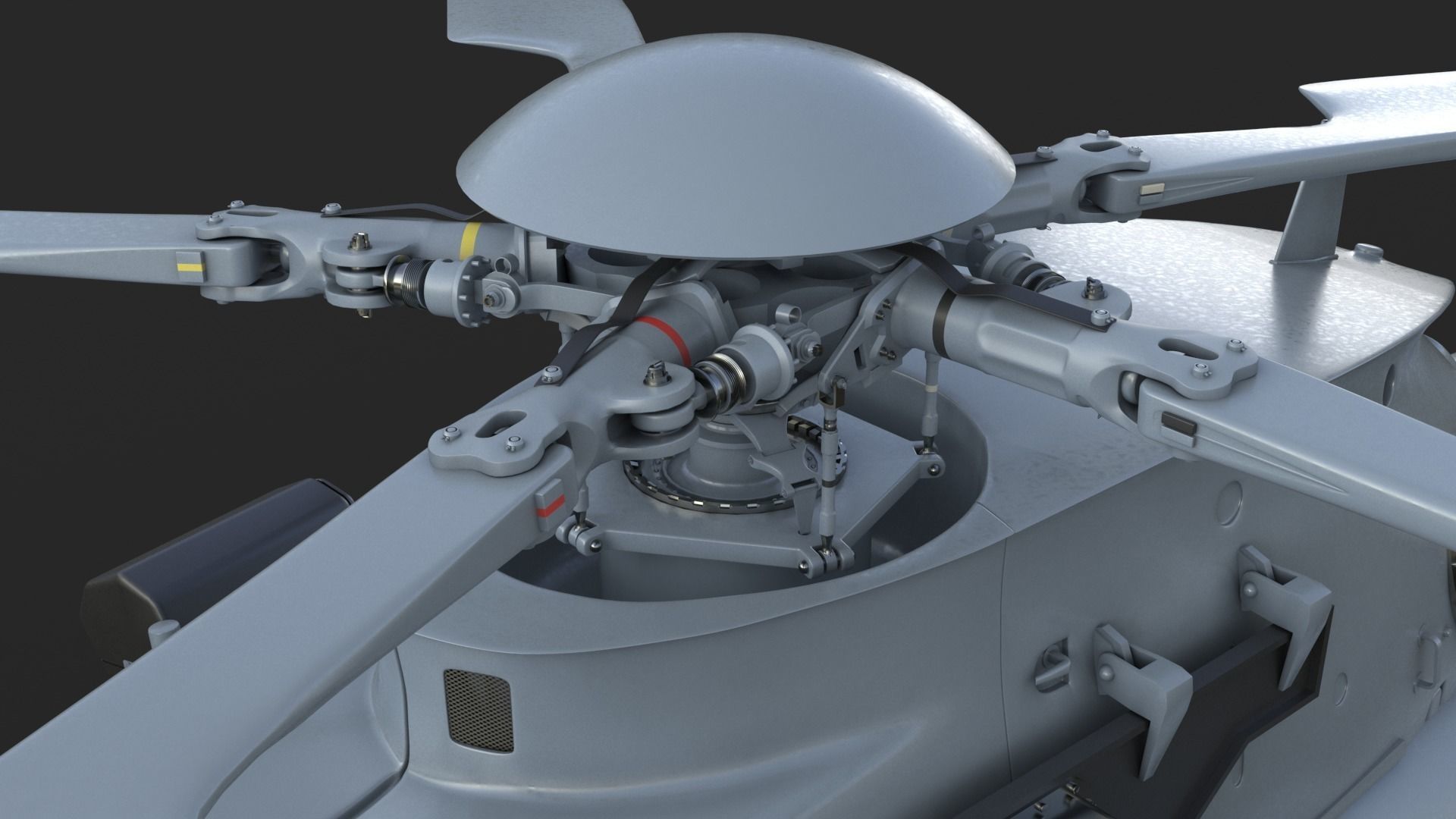 Eurocopter EC 725 Caracal 3ds max Vray 3D model_12