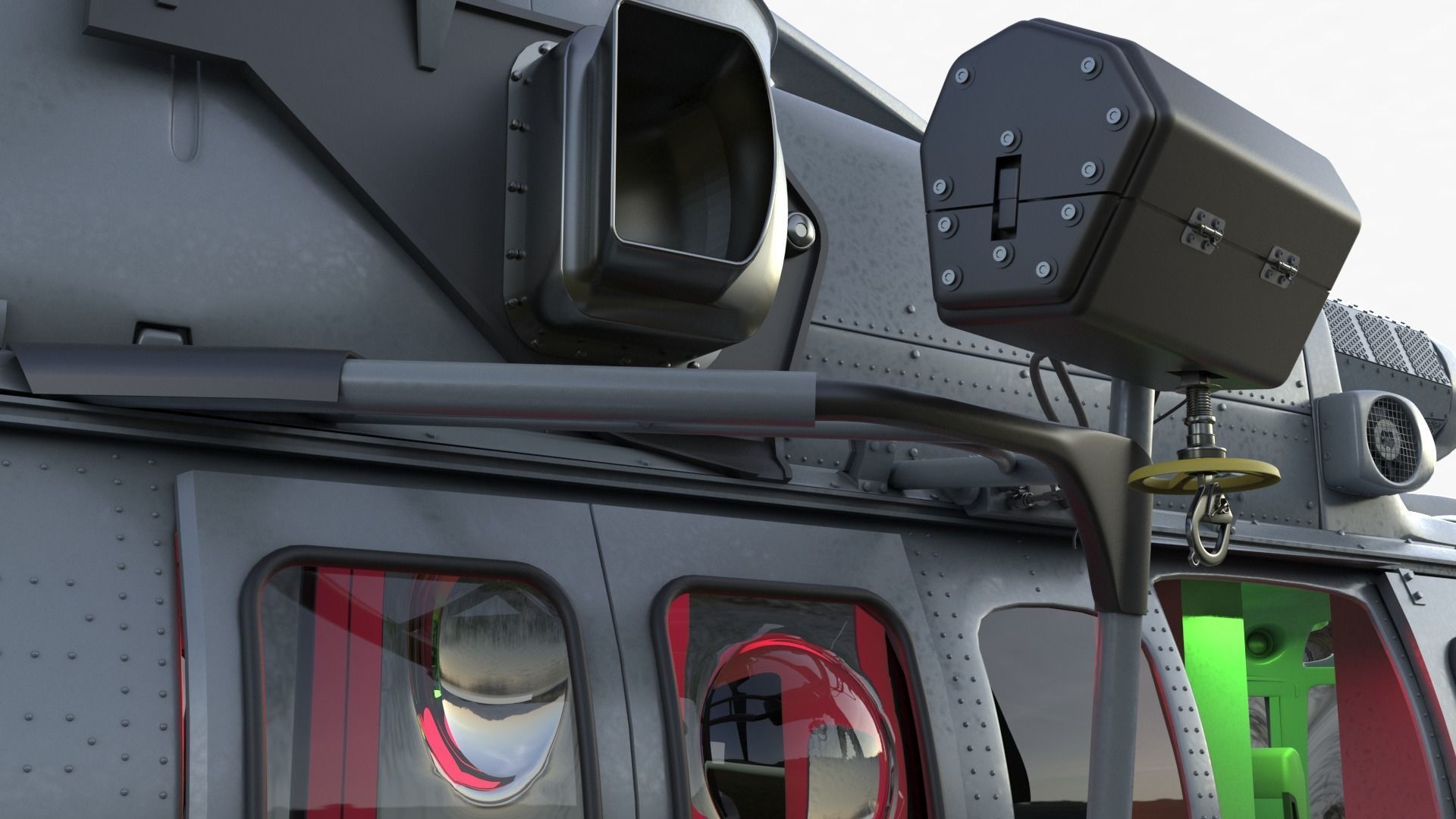 Eurocopter EC 725 Caracal 3ds max Vray 3D model_45