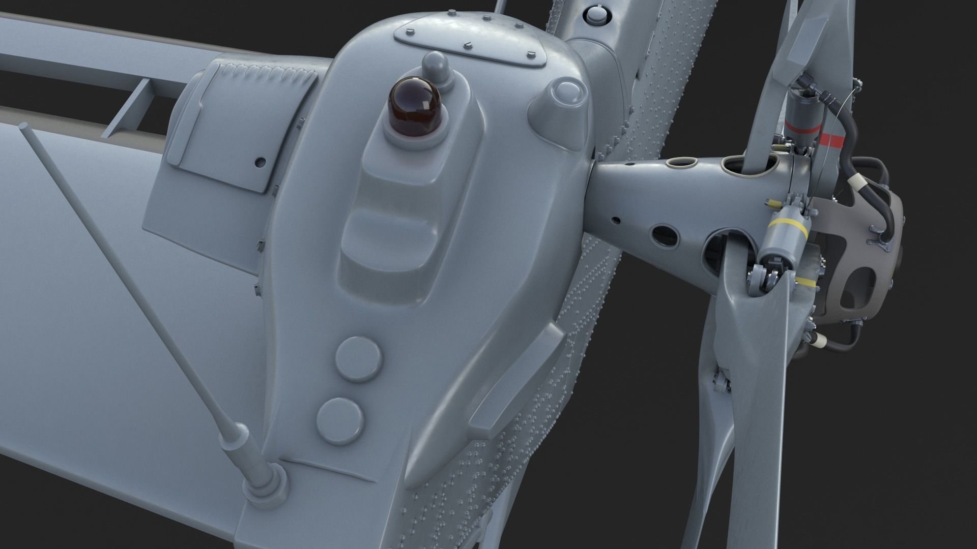 Eurocopter EC 725 Caracal 3ds max Vray 3D model_30