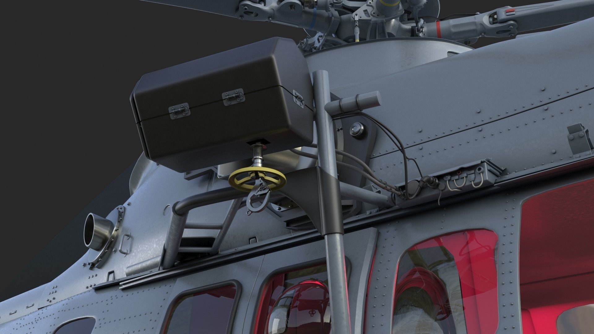 Eurocopter EC 725 Caracal 3ds max Vray 3D model_23