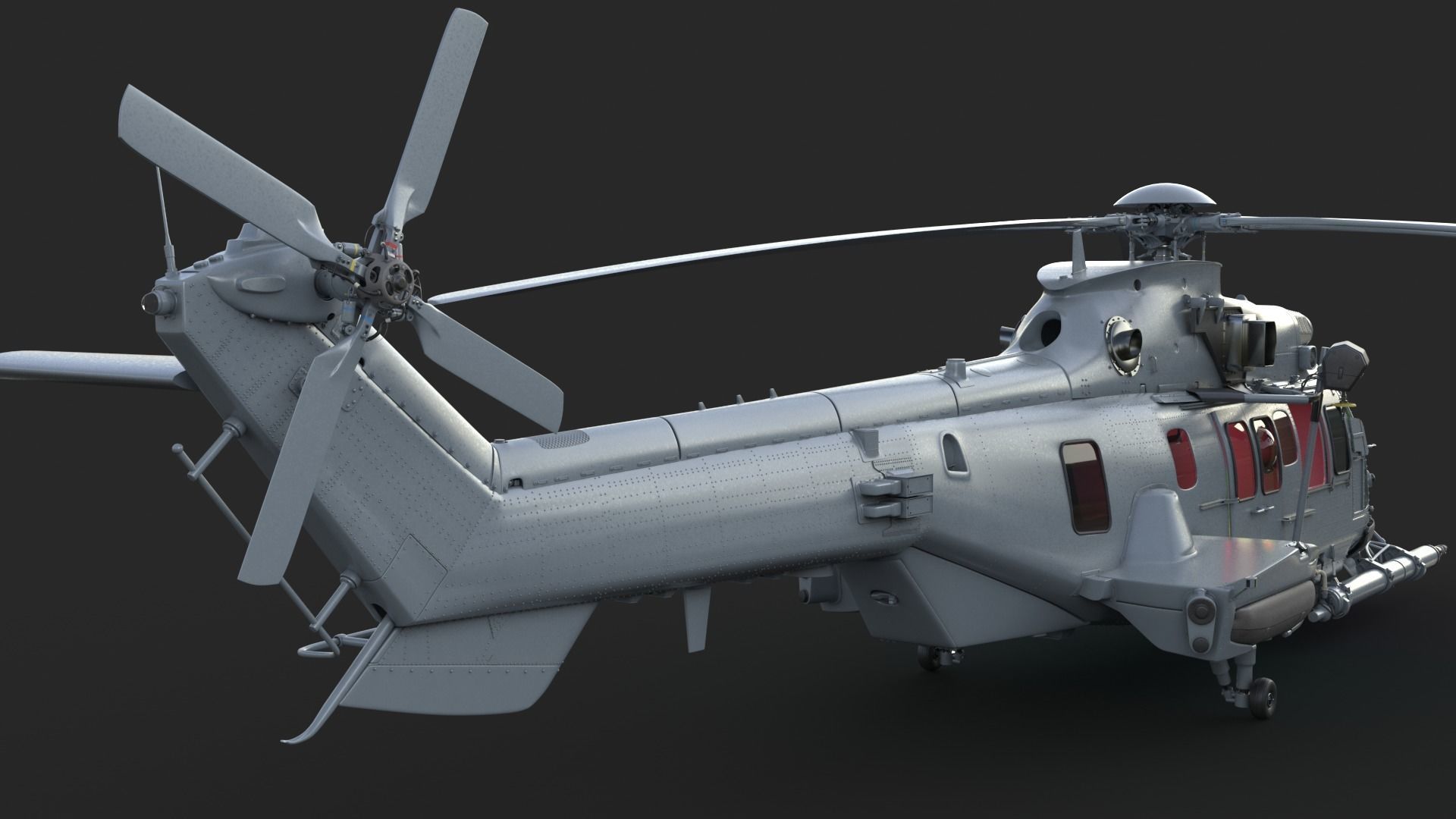 Eurocopter EC 725 Caracal 3ds max Vray 3D model_17