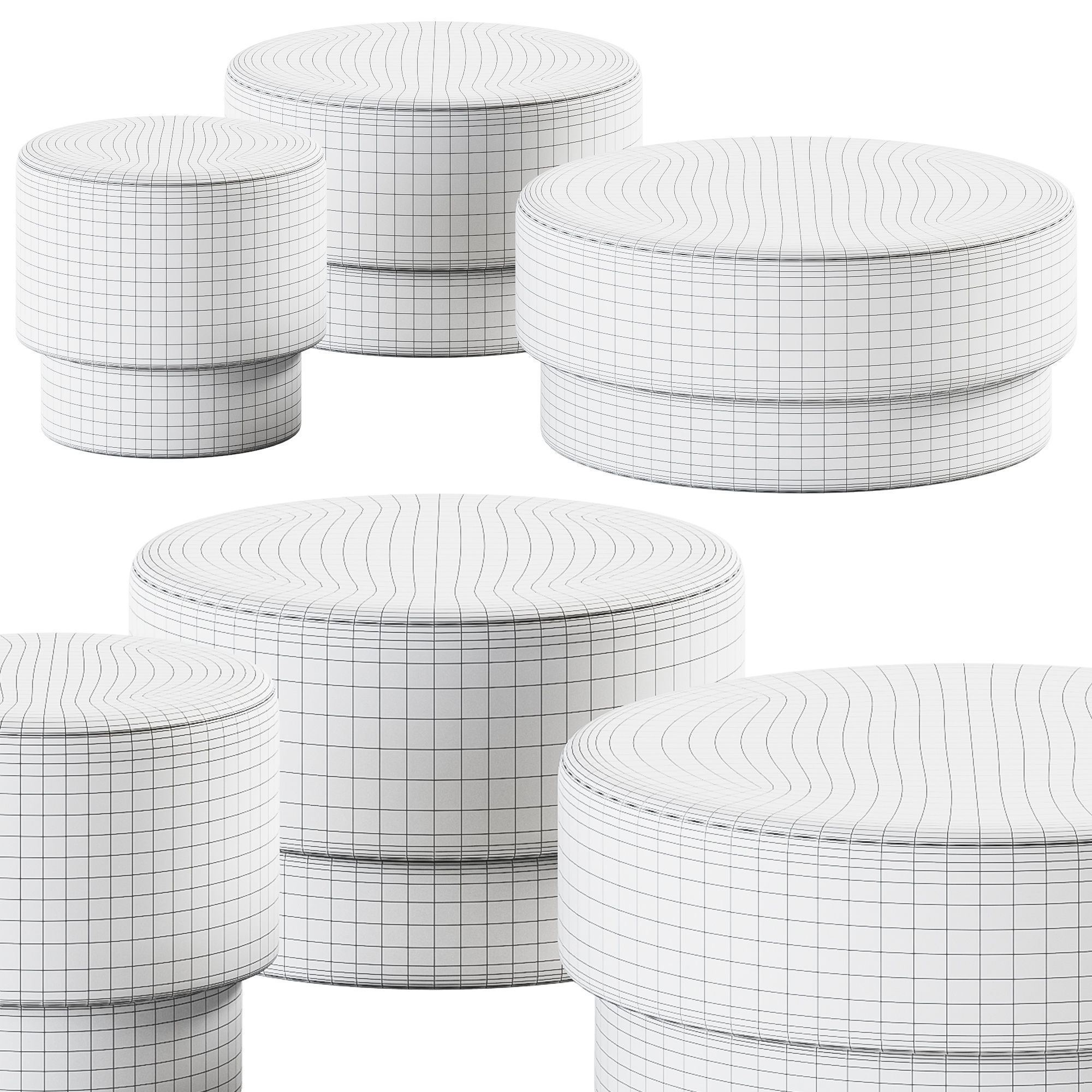 Silo Puf Marinebla by Normann Copenhagen 3D model_1