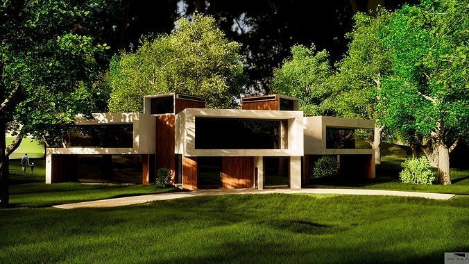 House Wind Nature 2022 3D model