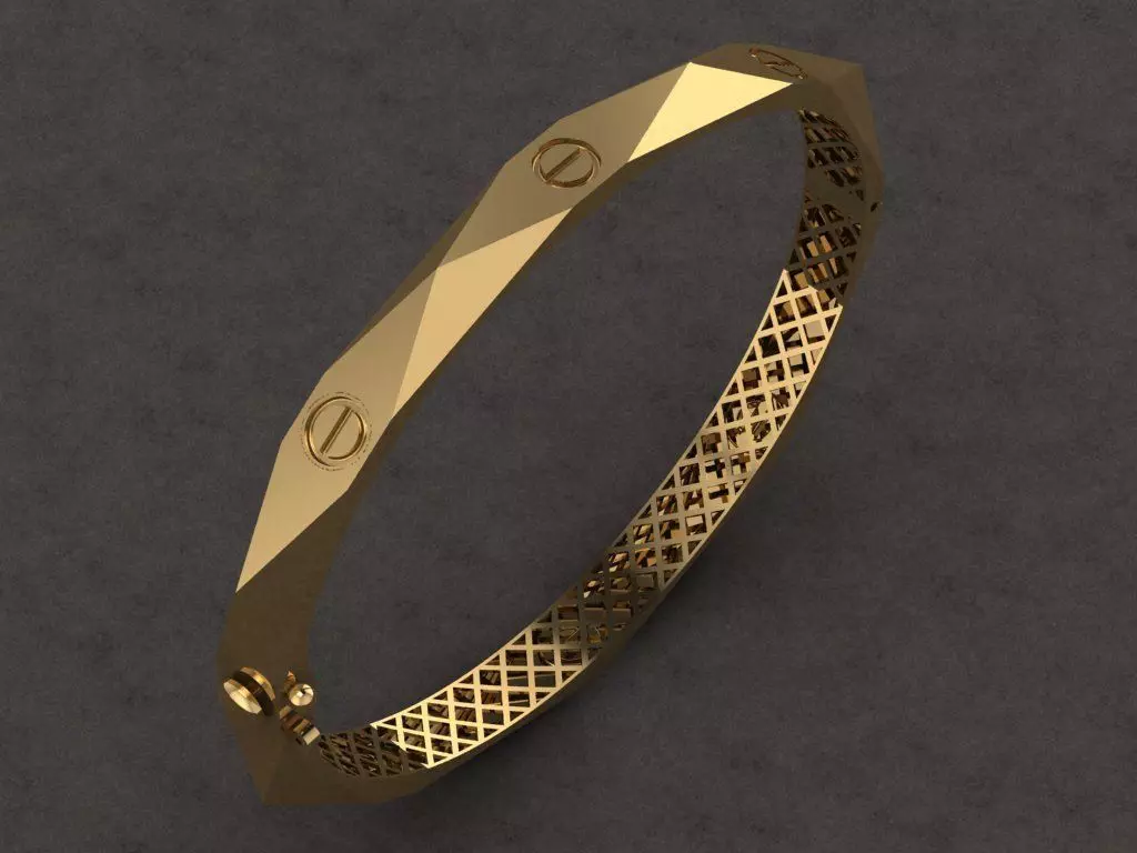 bracelet 18 size 3D print model_0