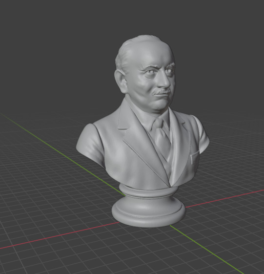 Martin Heidegger 3D print model_4