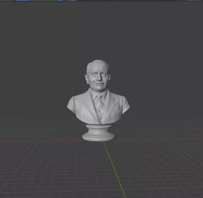 Martin Heidegger 3D print model_0