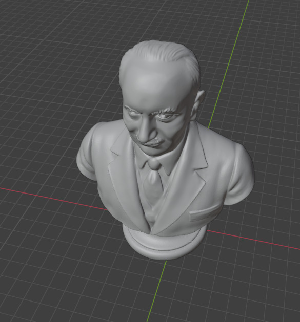 Martin Heidegger 3D print model_21