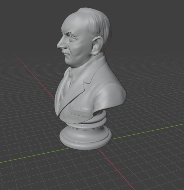 Martin Heidegger 3D print model_8