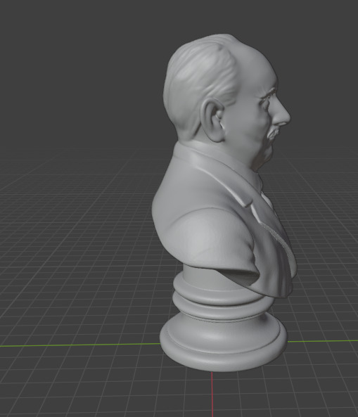 Martin Heidegger 3D print model_2
