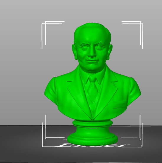 Martin Heidegger 3D print model_3