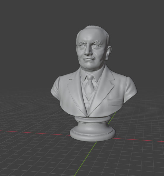 Martin Heidegger 3D print model_20