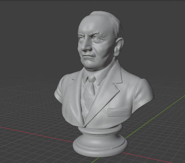 Martin Heidegger 3D print model_6