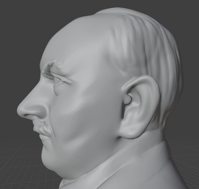 Martin Heidegger 3D print model_13
