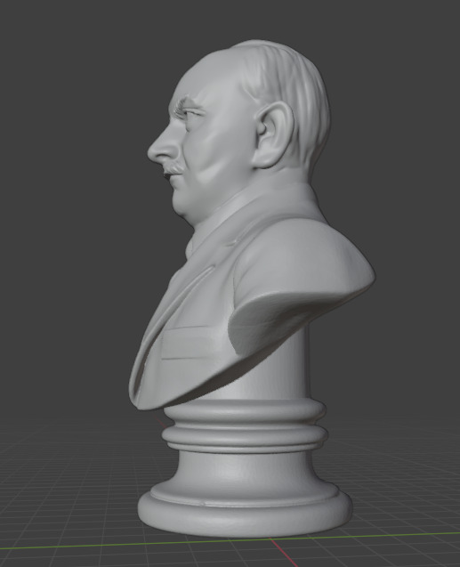 Martin Heidegger 3D print model_17