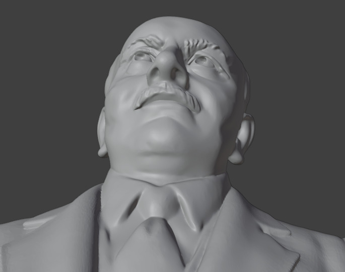 Martin Heidegger 3D print model_9
