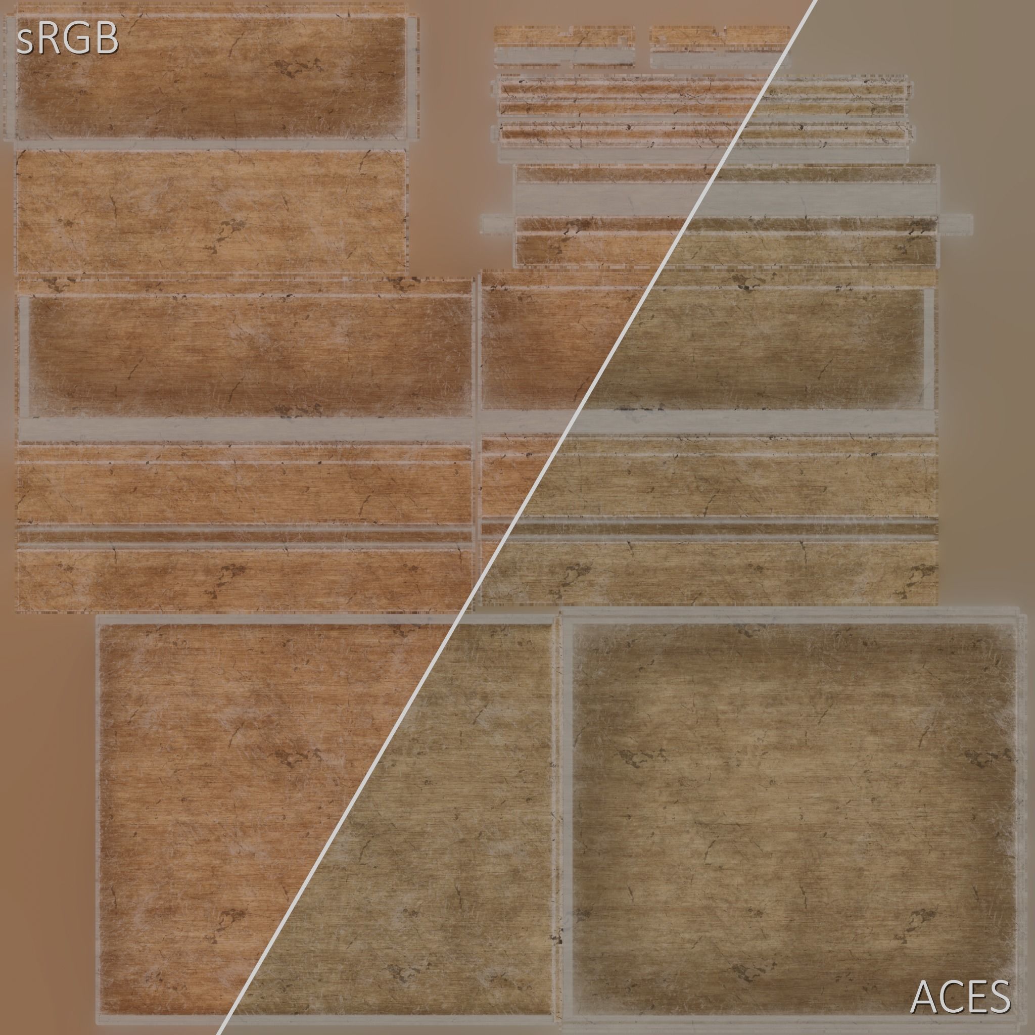 Old Side Table 3D model_10