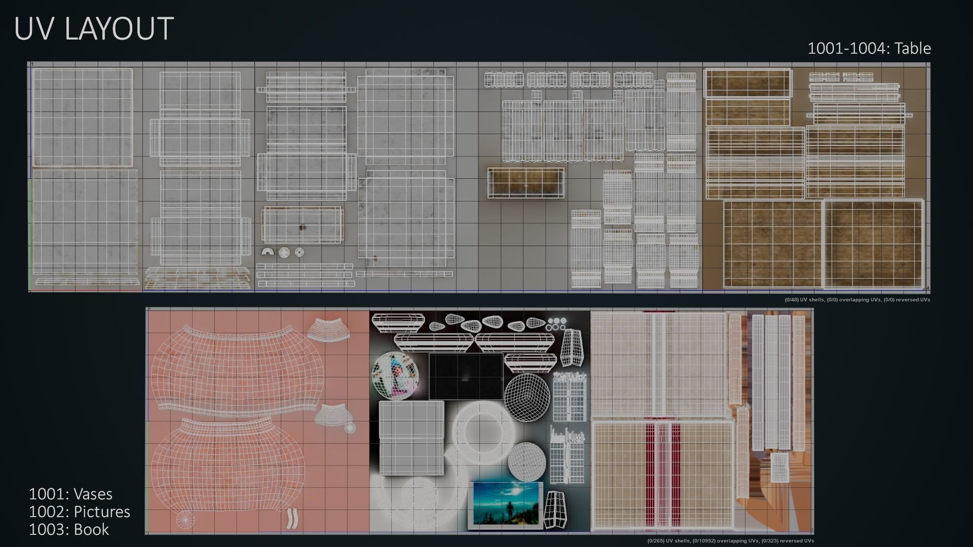 Old Side Table 3D model_7