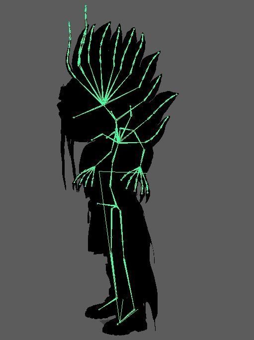 Big Catfish Low-poly 3D model_30