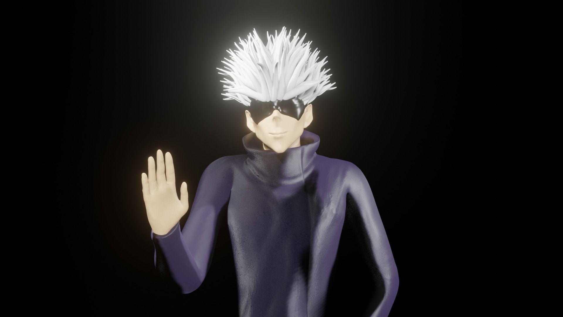 Satoru Gojo 3D print model_2