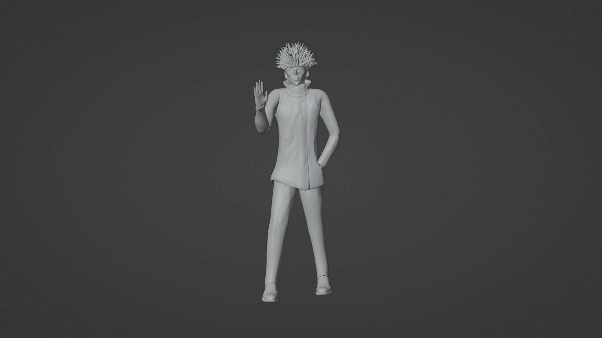 Satoru Gojo 3D print model_5