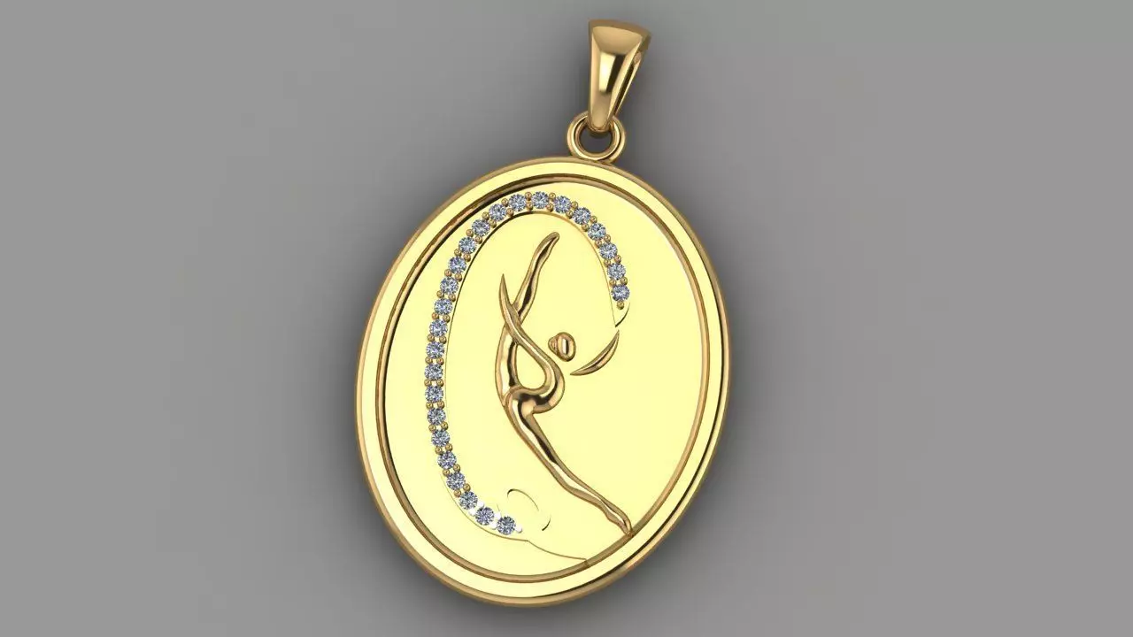 Pendant gymnastica Free 3D print model