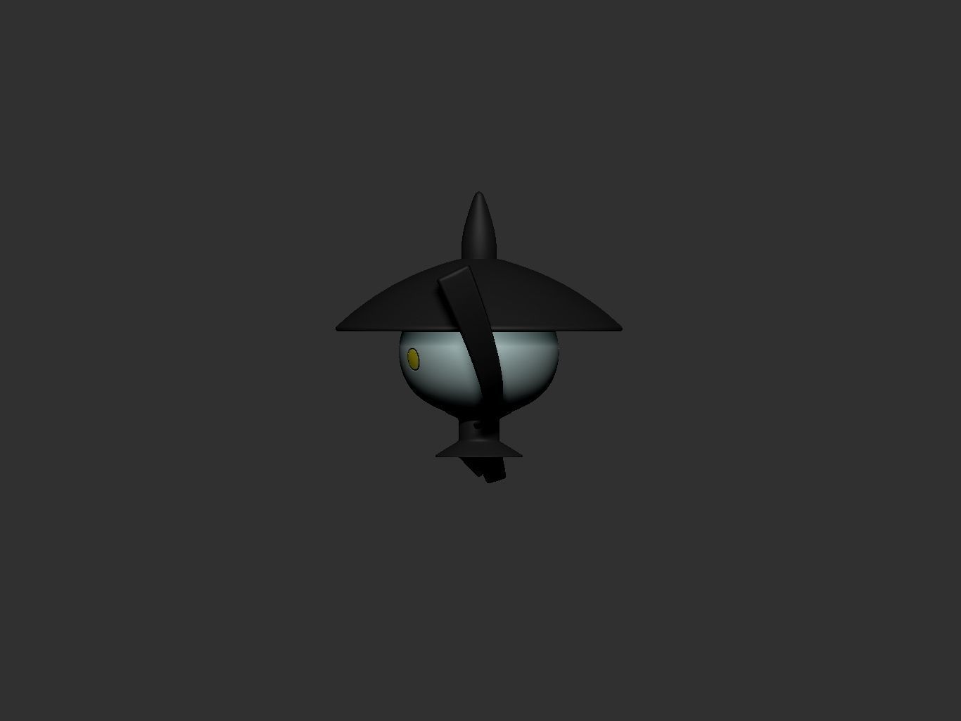 pokemon lampent 3D print model_7