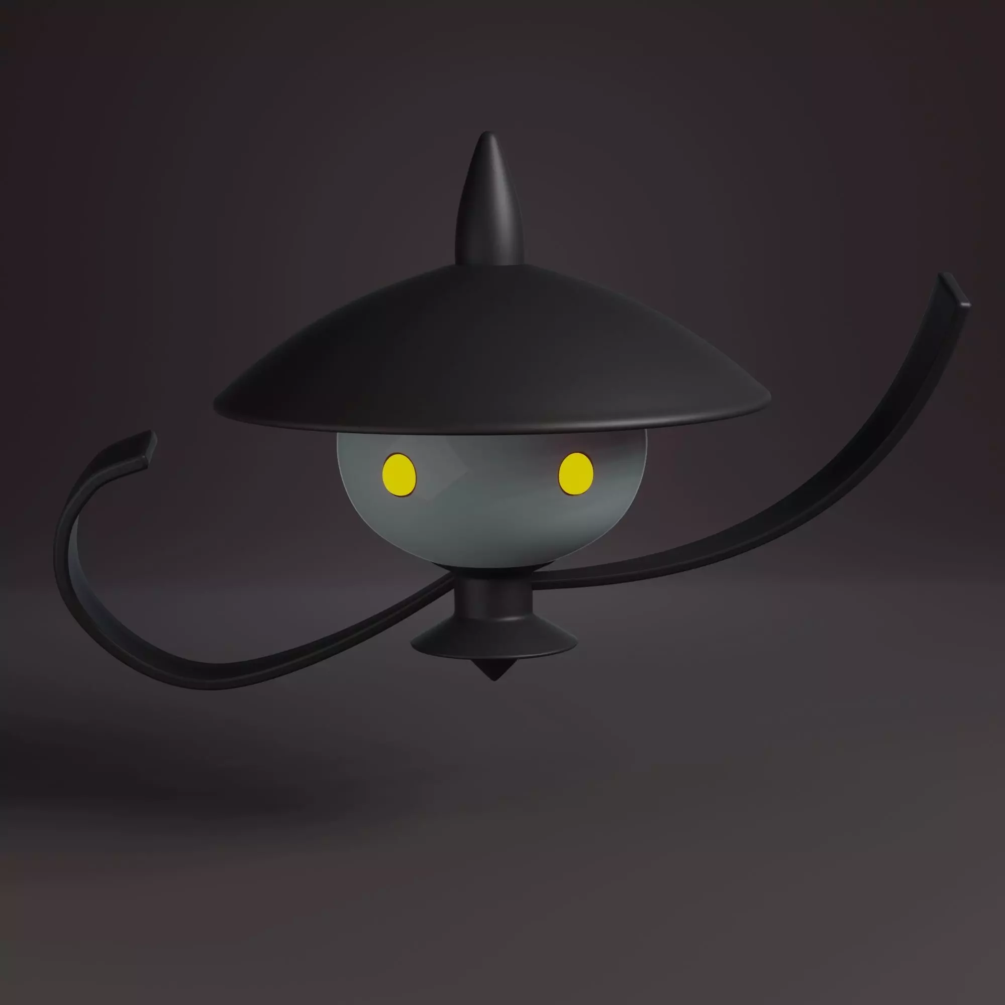 pokemon lampent 3D print model_0