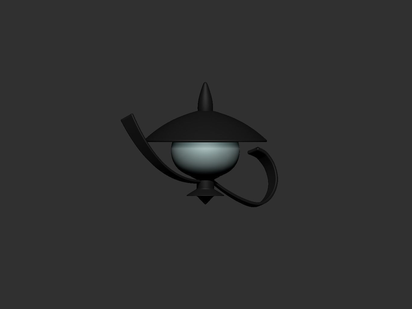 pokemon lampent 3D print model_9