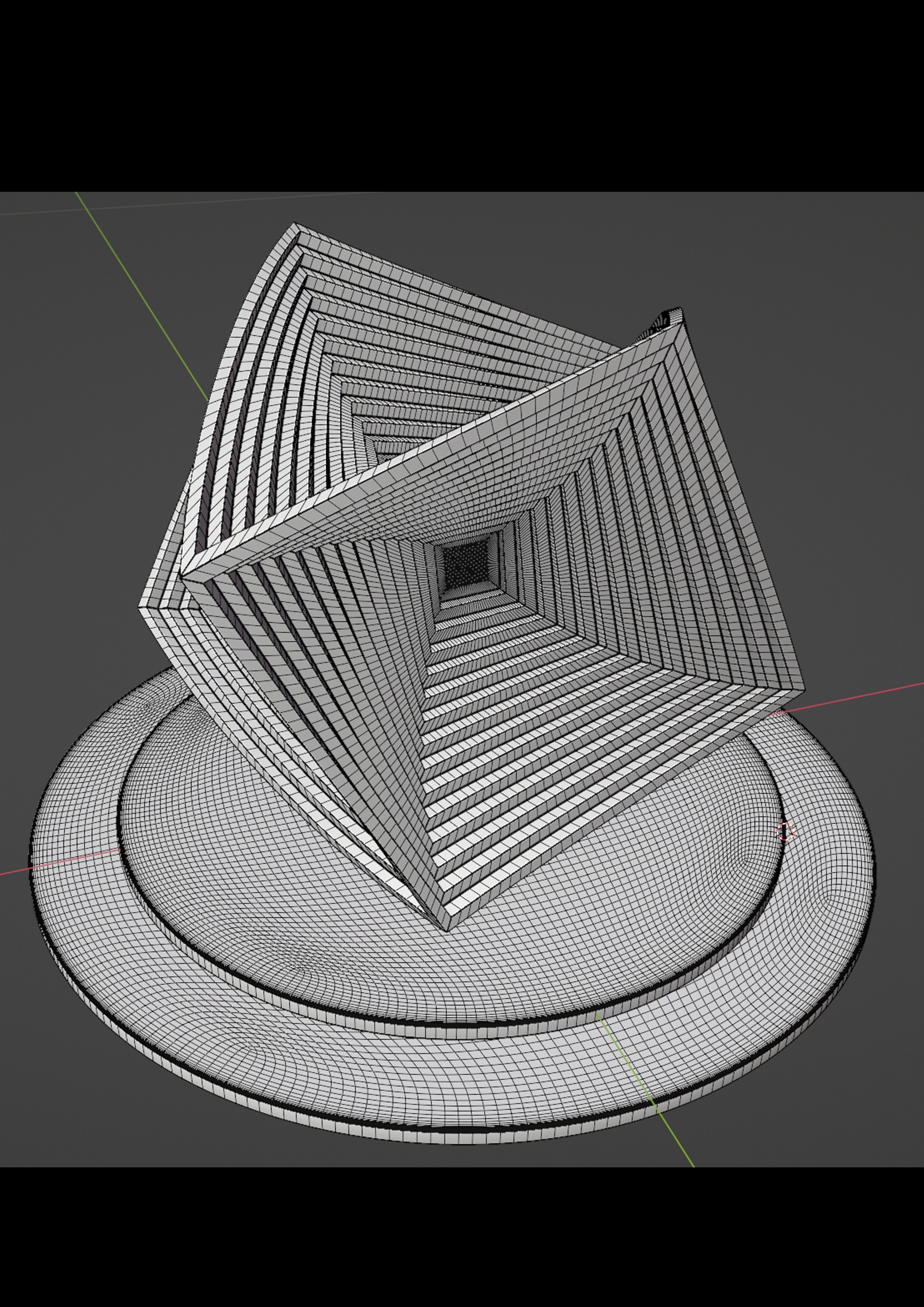 cubezone sculpture 3D model_7