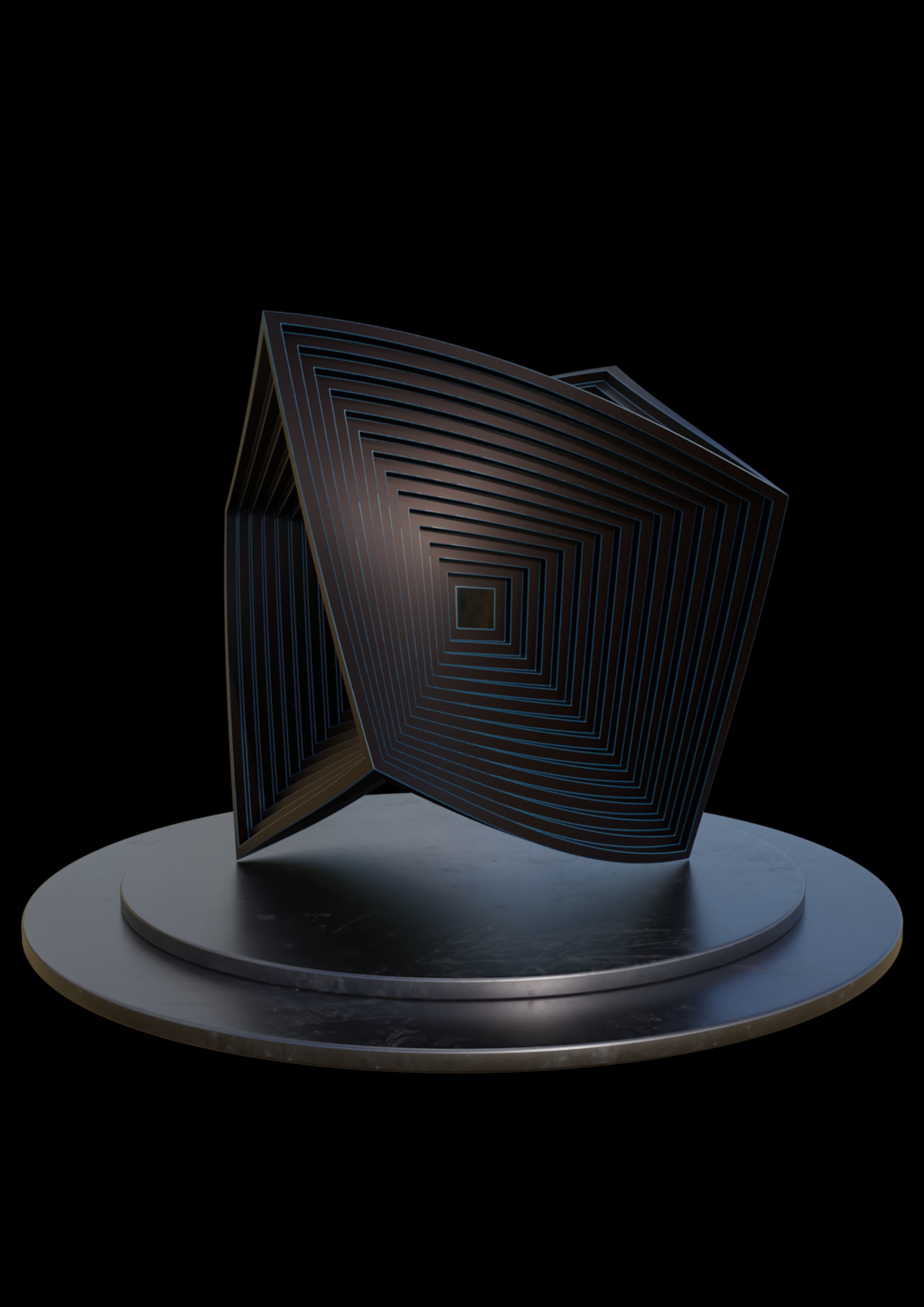 cubezone sculpture 3D model_2