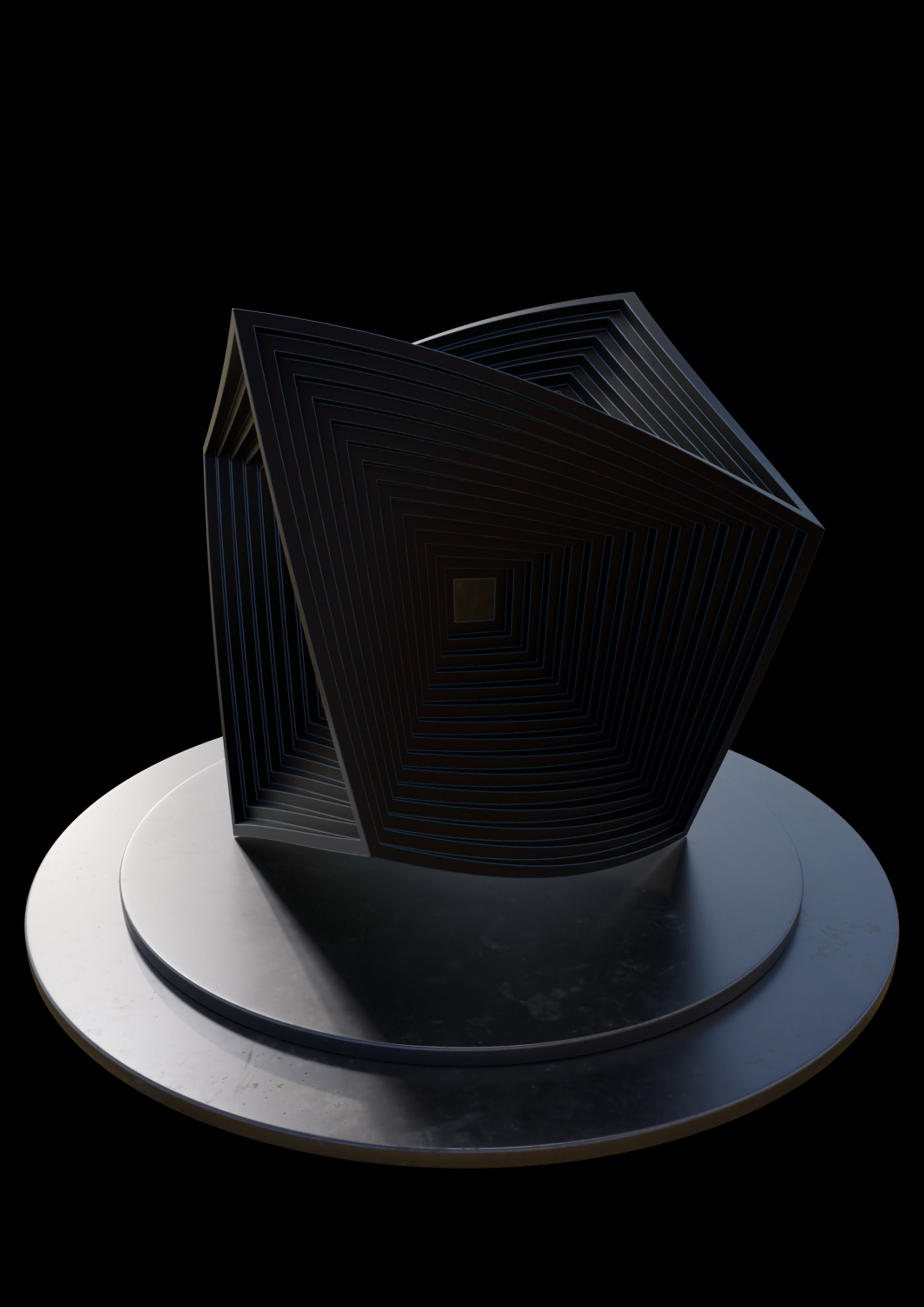cubezone sculpture 3D model_5