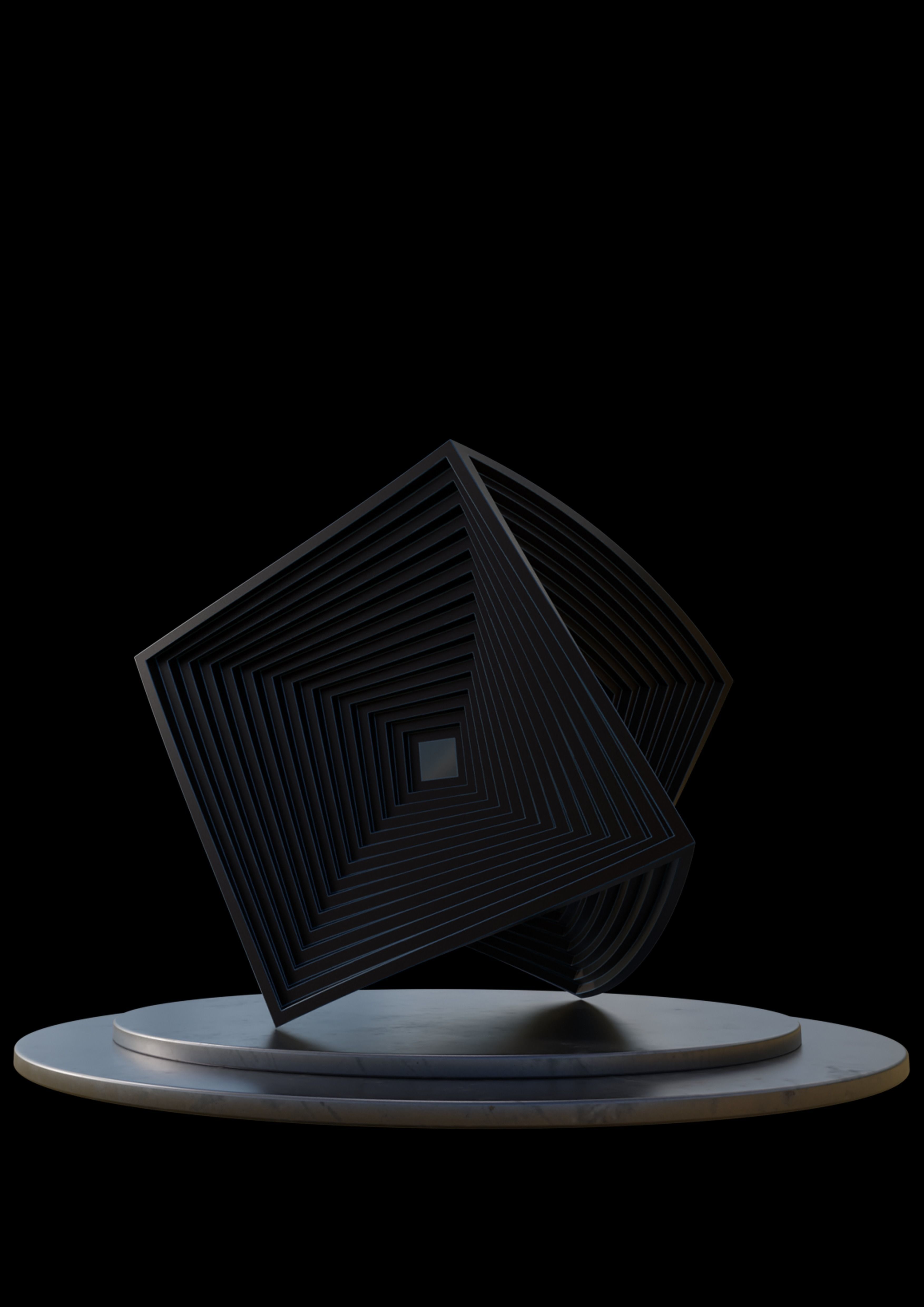cubezone sculpture 3D model_4
