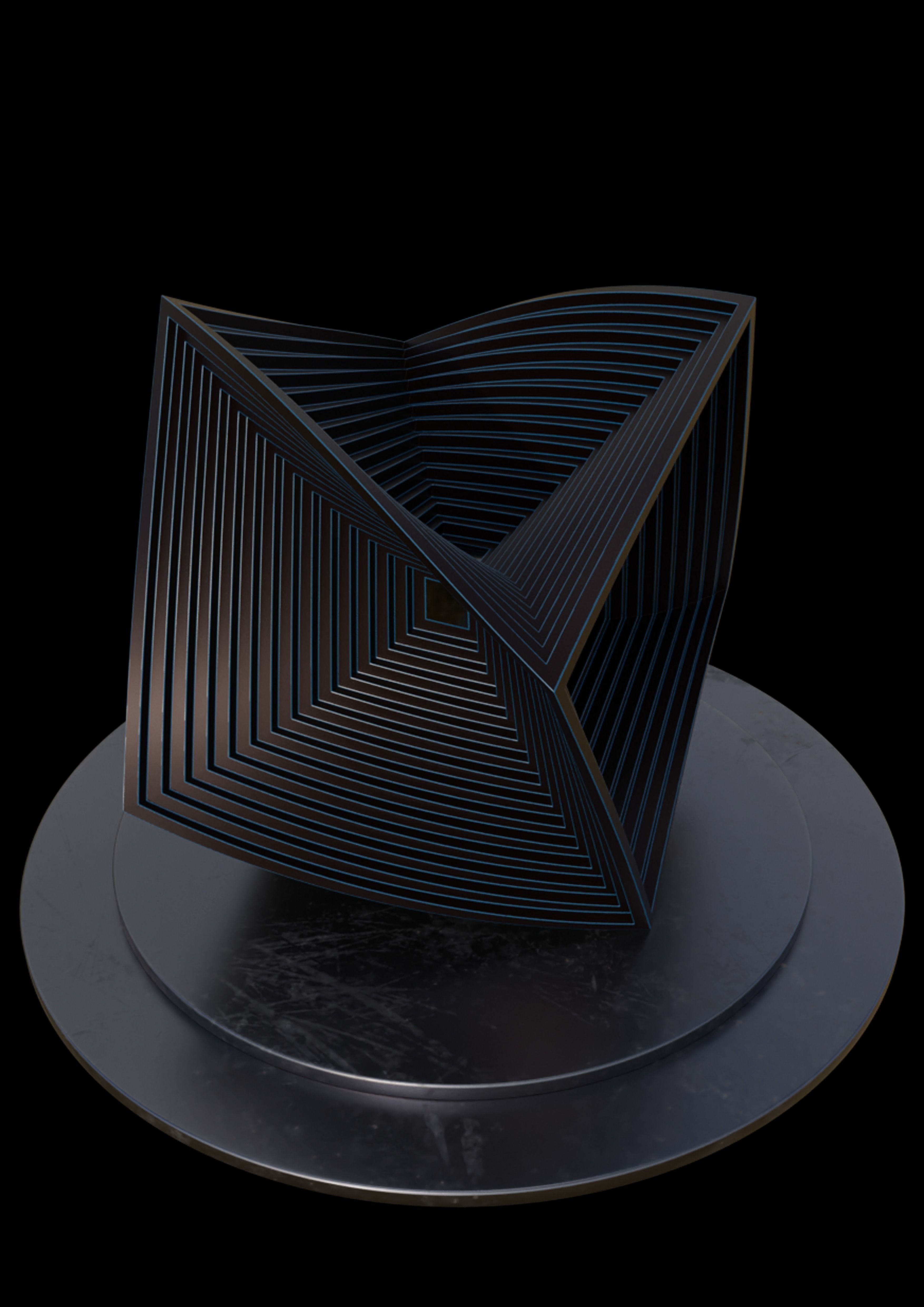 cubezone sculpture 3D model_3