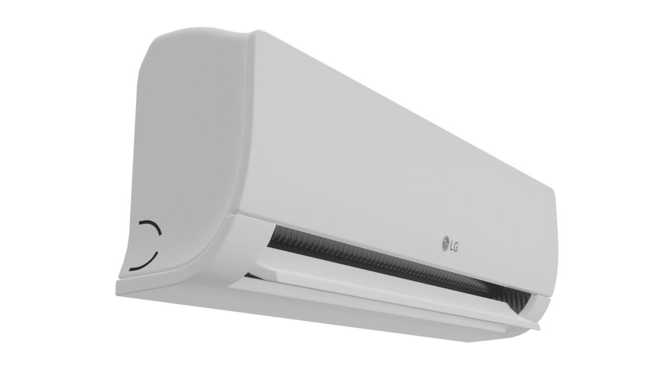 Air Conditioner LG PS-Q19RNZE Low-poly 3D model_1