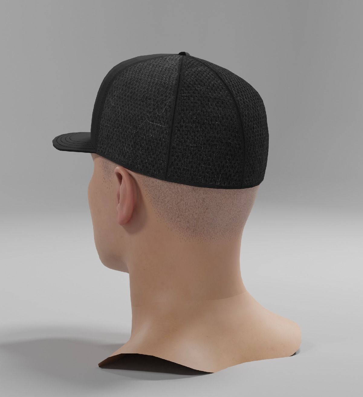 Basic Ball Cap    Low-poly 3D model_6