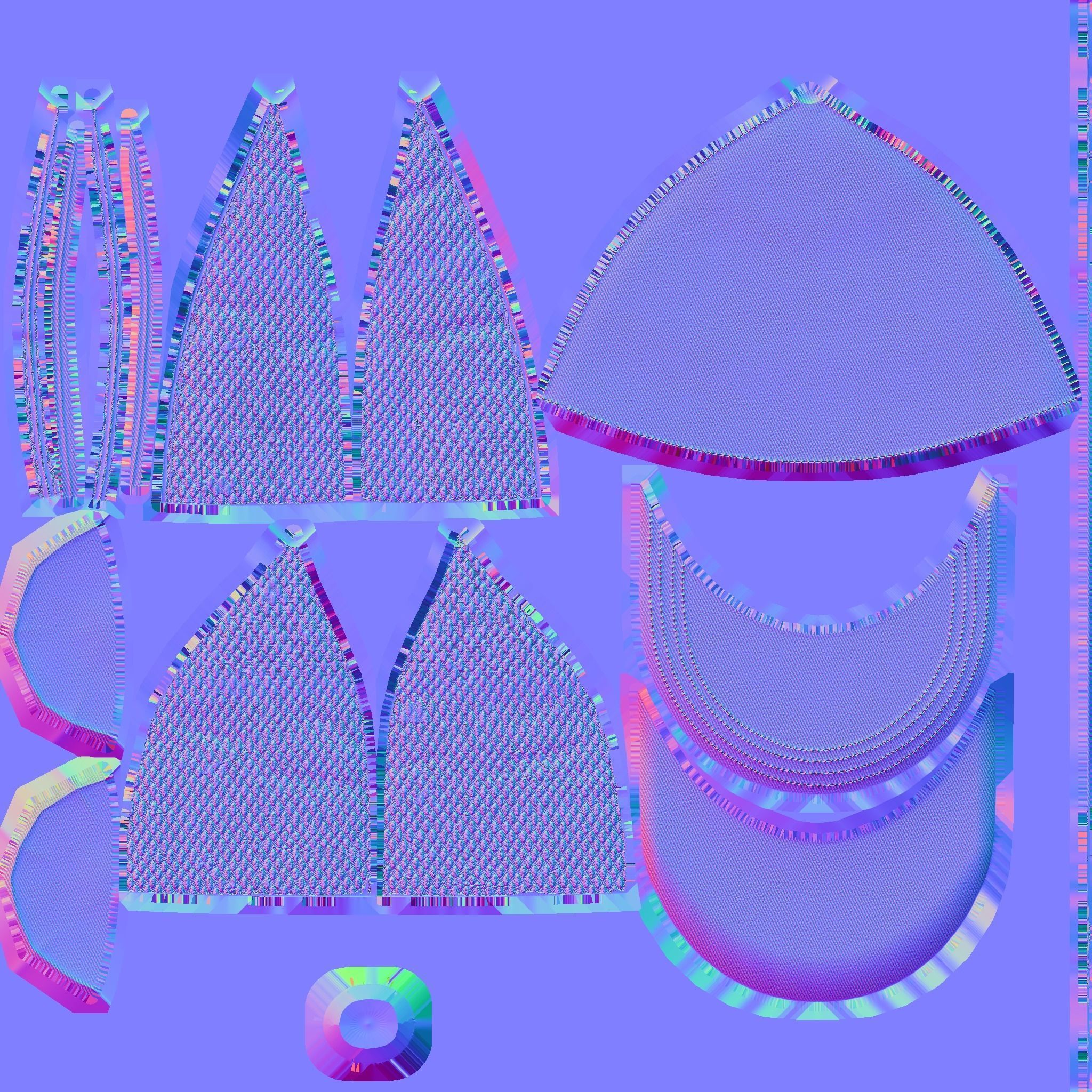 Basic Ball Cap    Low-poly 3D model_9