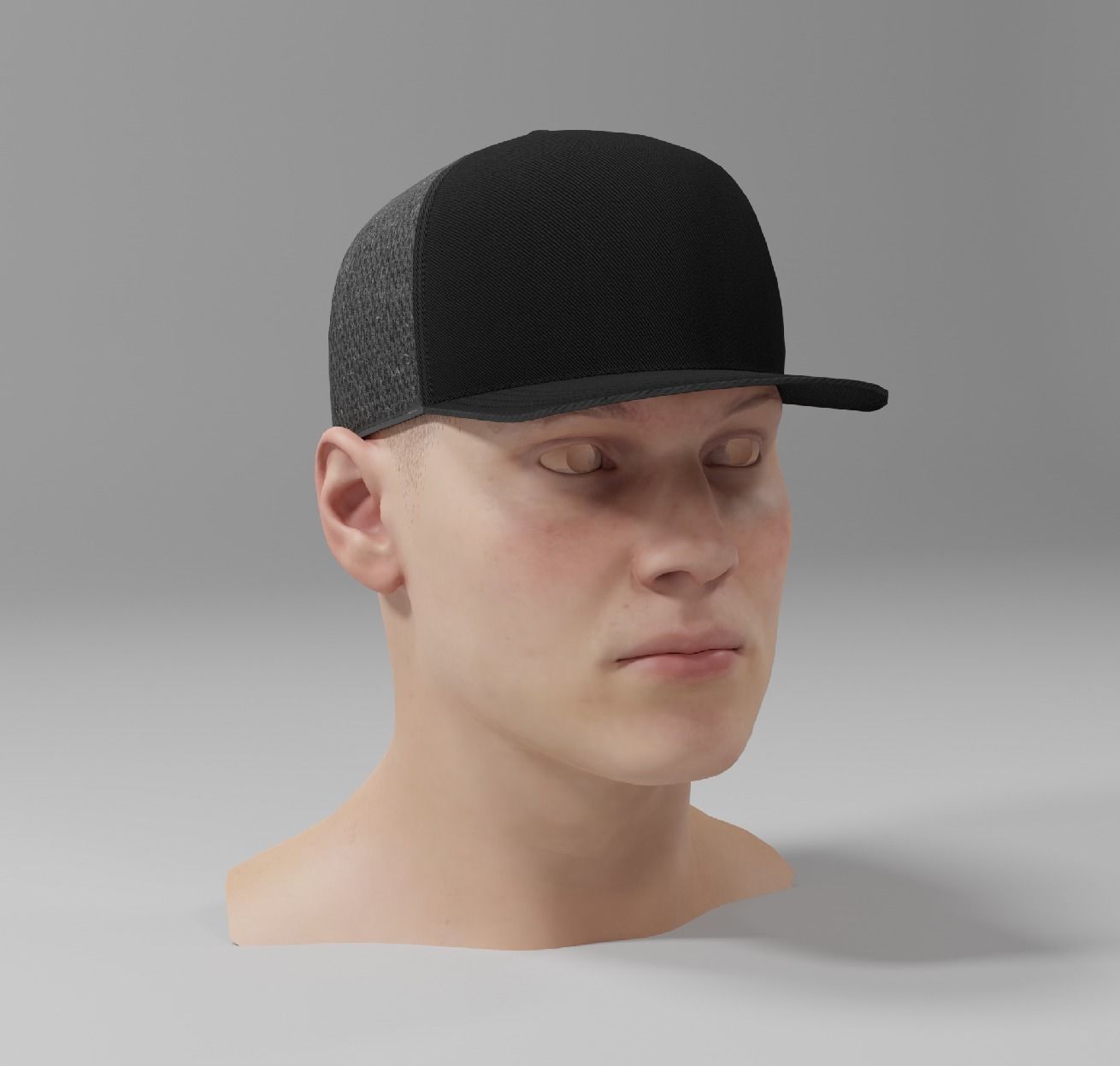 Basic Ball Cap    Low-poly 3D model_4