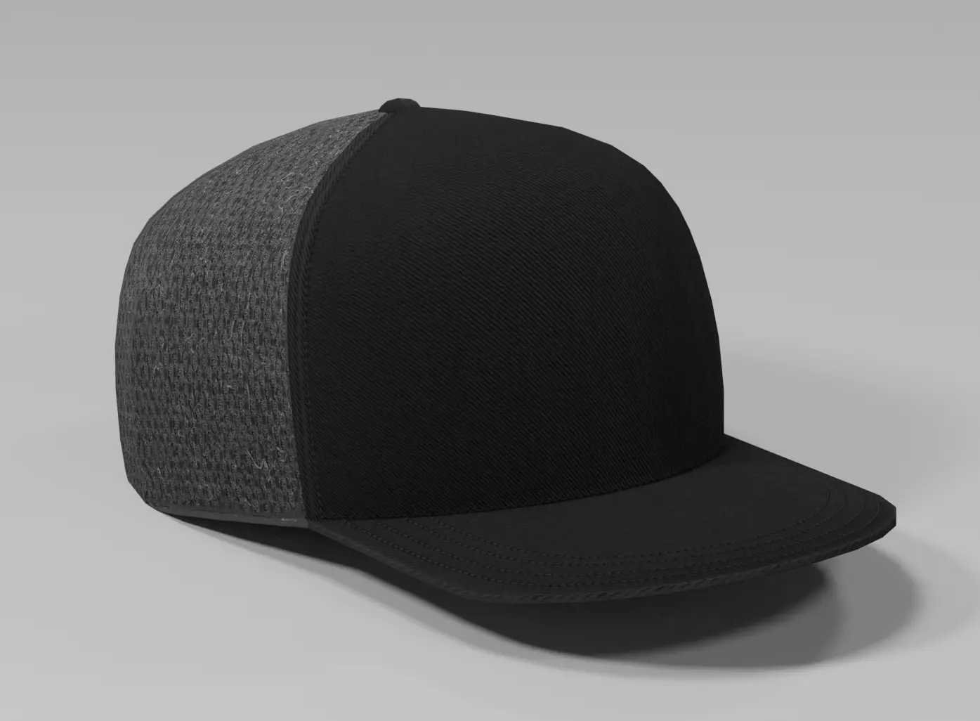Basic Ball Cap    Low-poly 3D model_0