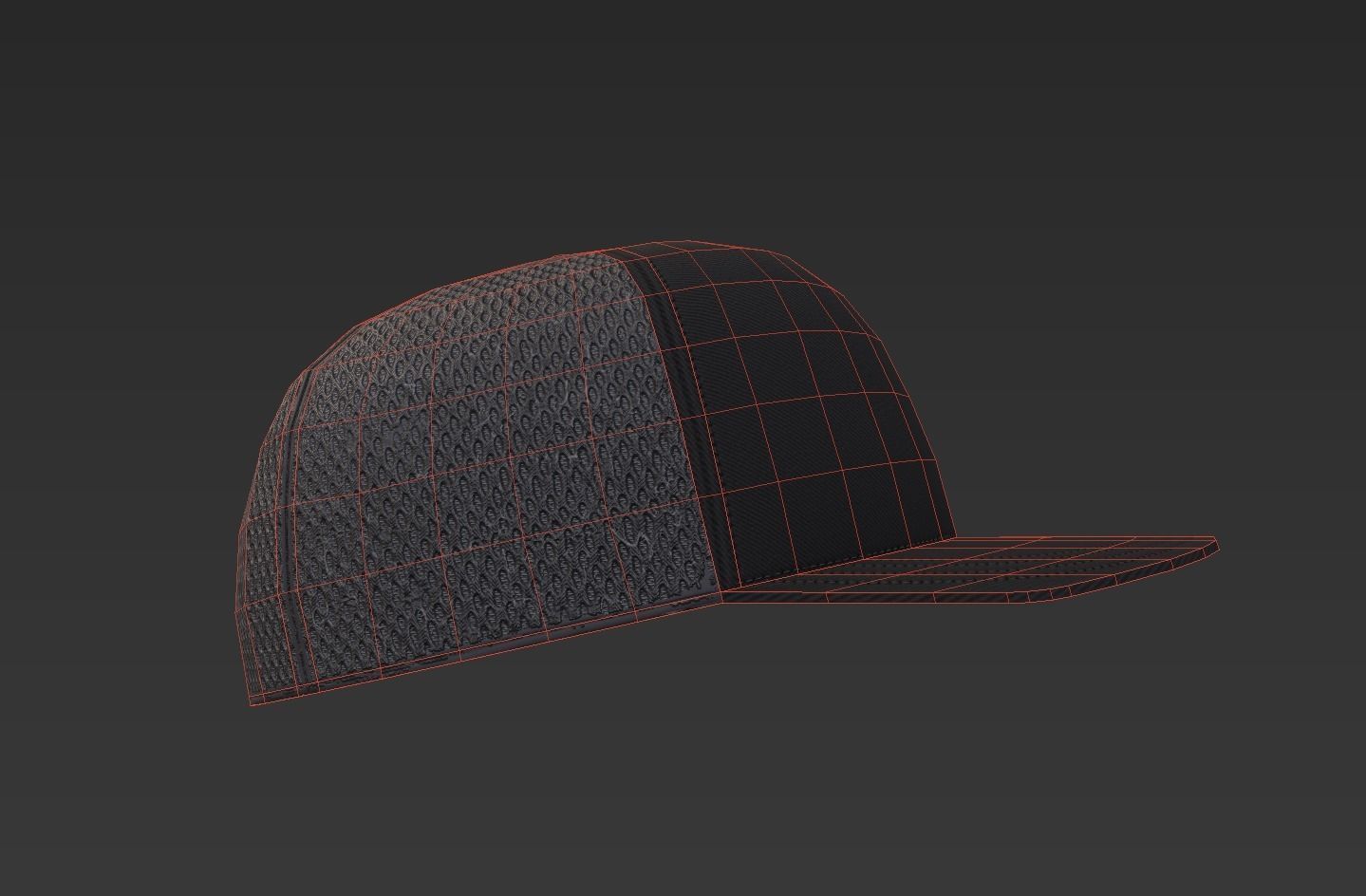 Basic Ball Cap    Low-poly 3D model_7