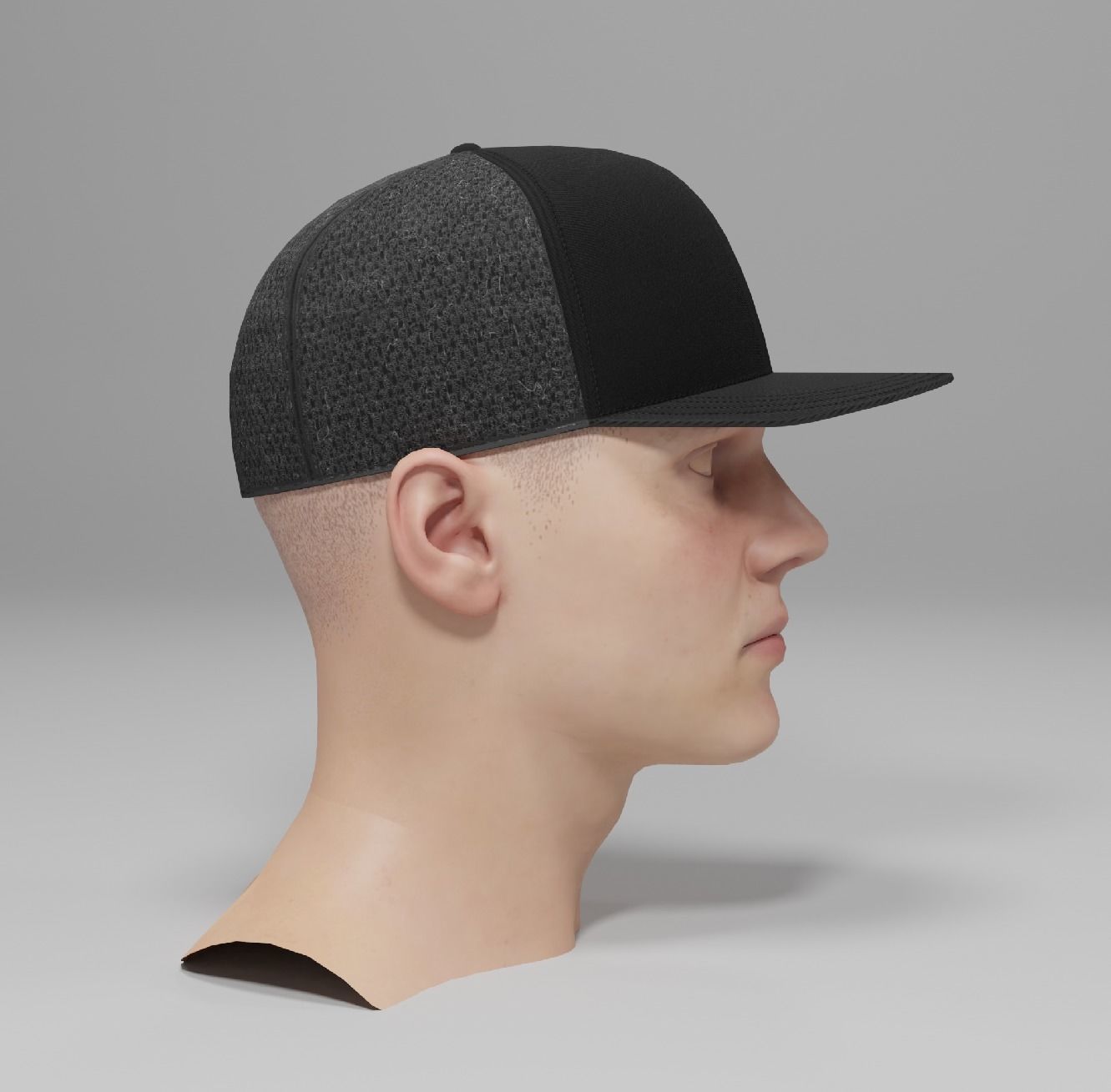 Basic Ball Cap    Low-poly 3D model_5