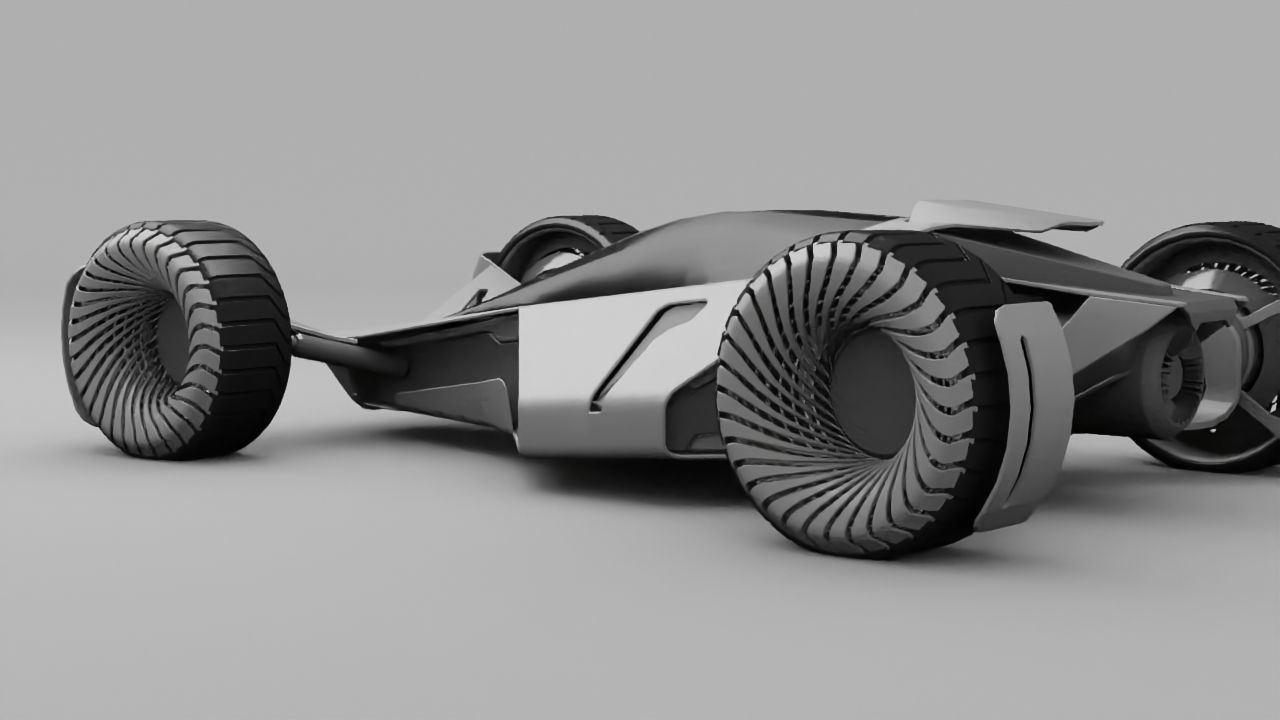 sci-fi vehicle  3D model_3